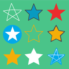 Star Shape Success Superstar Victory Winning Vector Concept