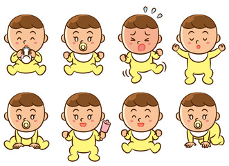 赤ちゃん　ポーズ