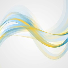 Bright abstract waves background