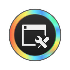 Colorful Web Button