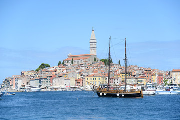 Fototapeta premium Hafen von Rovinj, Kroatien