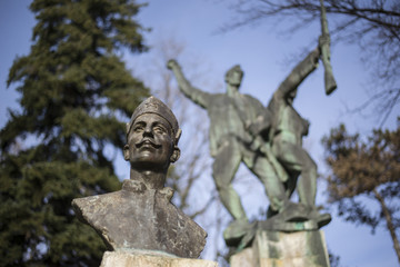partisan statue in daruvar