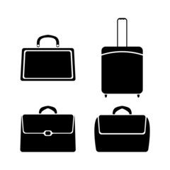 Fototapeta premium Icons bags, vector illustration.