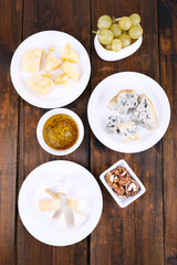 Various types of cheese