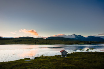 The Beautiful Norway landscape at summer