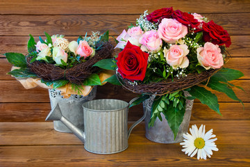 Blumen und Dekoration