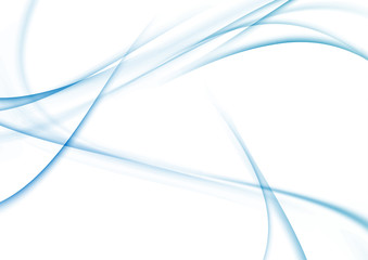 Modern blue lines fusion abstract background