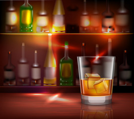 Bar Counter Background