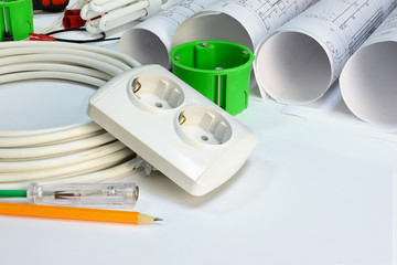 Drawing rolls, electrical hardware tools and appliances