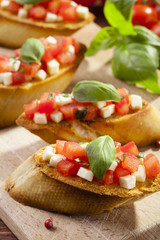 Delicious bruschetta