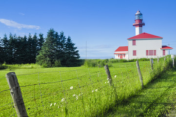 Fototapeta na wymiar Pointe de Mitis Lighthouse, Quebec (Canada)