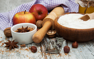ingredients for apple pie