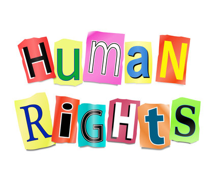 Human rights concept.