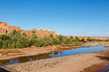 Fotobehang Ait Benhaddou, Ouarzazate (rivier) © John Hofboer