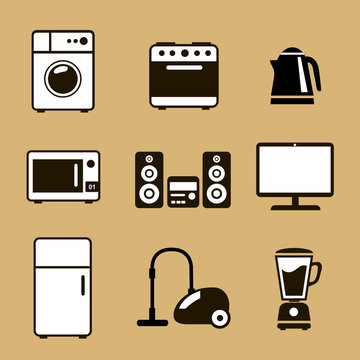 Household Appliances  Icons