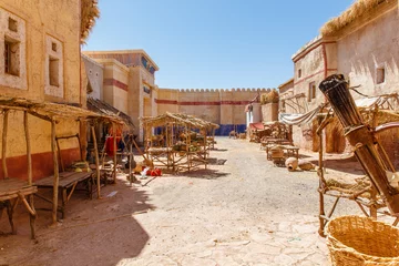 Fotobehang Atlas Film Studio - Ouarzazate © John Hofboer