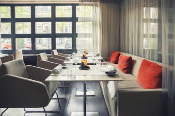 empty dutch restaurant
