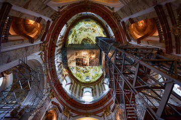 Obraz premium Interior of St. Charles' Church