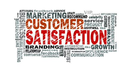customer satisfaction word cloud