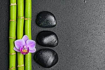 Obraz na płótnie Canvas zen stones