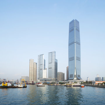 panoramic skyline,cityscape and skyscraper in modern city