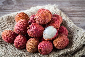 Litchi fruits