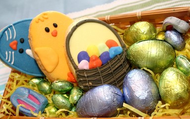 Easter candy and cookies