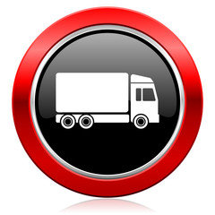 delivery icon truck sign