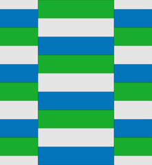 Sierra Leone flag texture vector