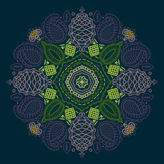 Mandala. Round Ornament Pattern
