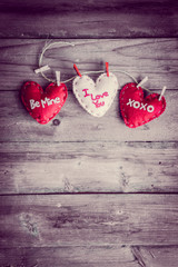 Valentines day ornaments