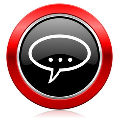 forum icon chat symbol bubble sign