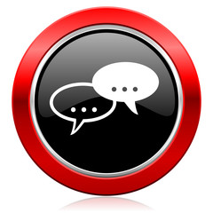 forum icon chat symbol bubble sign