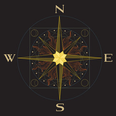 Compass vector illustration