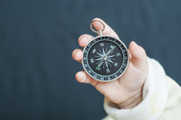 In the children's hands