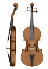 Naklejka premium バイオリン