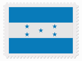 Honduras flag stamp