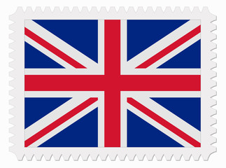 United Kingdom flag stamp