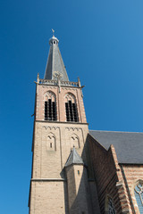 Fototapeta na wymiar Church tower in Holland