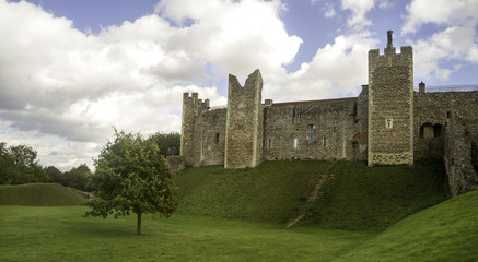 Fototapeta na wymiar Framlingham castle