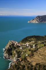 Fototapeta premium Village de Corniglia en Italie
