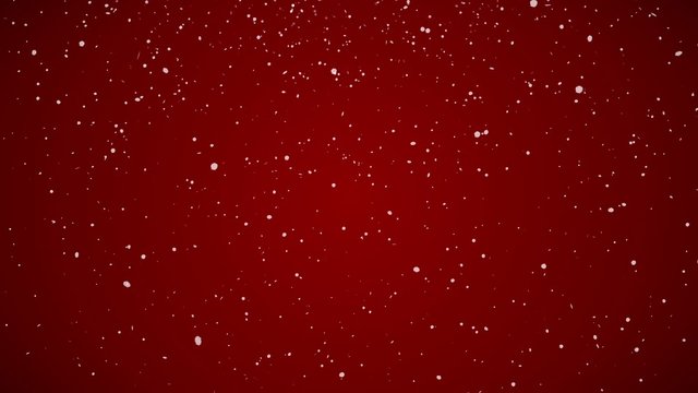 Snow falling down. Video animation. Seamless Loop