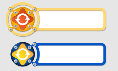 abstract boxes for any text and arrows