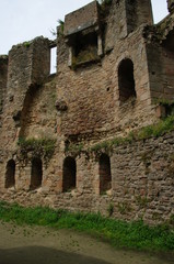 Fototapeta na wymiar ruines du château de clisson