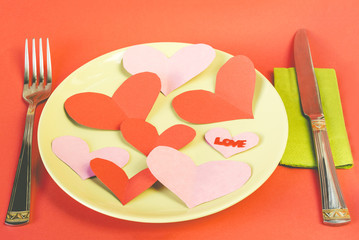 Valentine's Day Menu