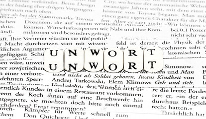 Obraz premium Unwort des Jahres