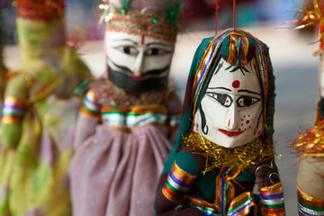 Colorful Indian Puppets