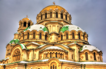 Fototapeta premium Alexander Nevsky Cathedral in Sofia, Bulgaria