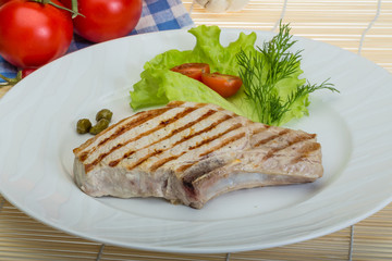 Grilled t-bone steak