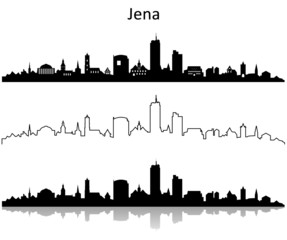 Fototapeta premium Skyline Jena